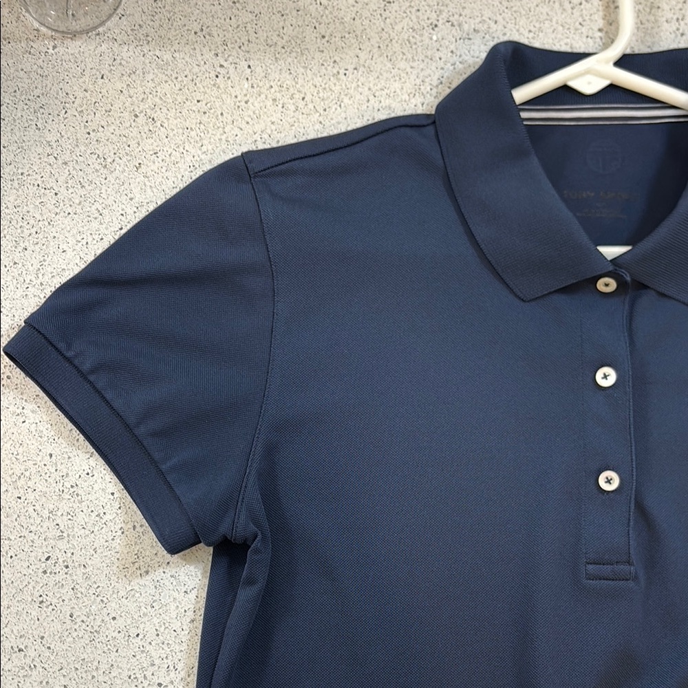 Tory Burch Dark Blue Polo Shirt